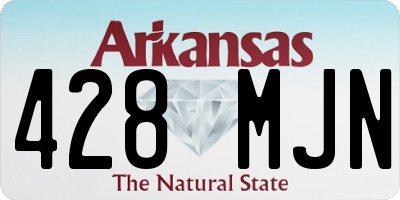 AR license plate 428MJN