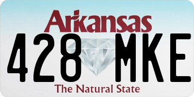 AR license plate 428MKE
