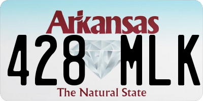 AR license plate 428MLK