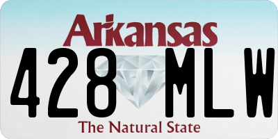 AR license plate 428MLW