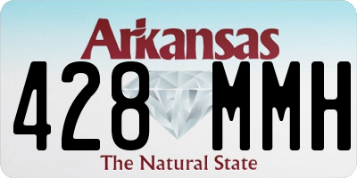 AR license plate 428MMH