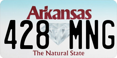 AR license plate 428MNG