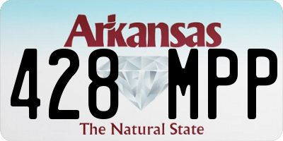 AR license plate 428MPP