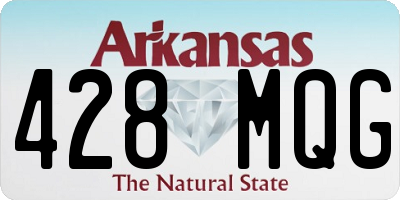 AR license plate 428MQG