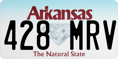 AR license plate 428MRV