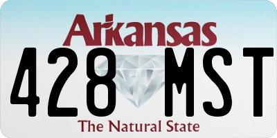 AR license plate 428MST