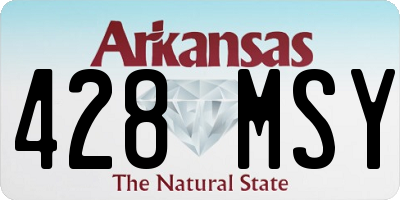 AR license plate 428MSY