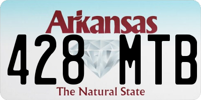 AR license plate 428MTB