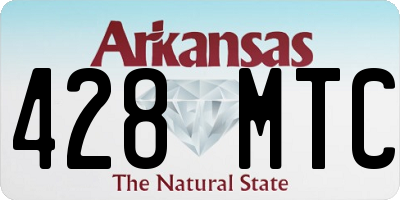AR license plate 428MTC