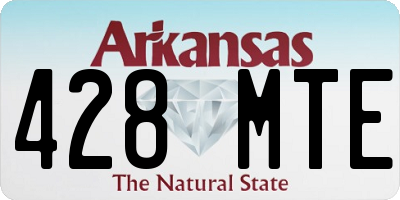 AR license plate 428MTE