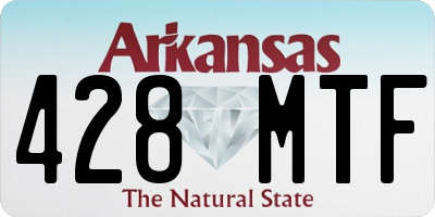 AR license plate 428MTF