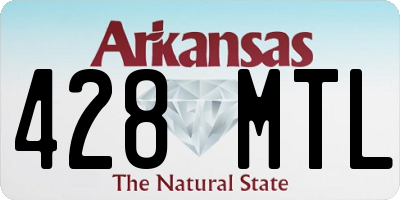 AR license plate 428MTL