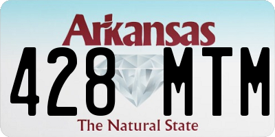 AR license plate 428MTM