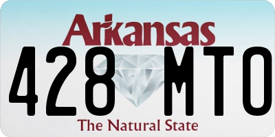 AR license plate 428MTO