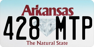 AR license plate 428MTP
