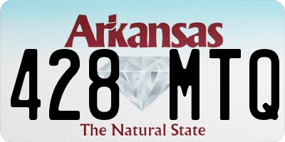 AR license plate 428MTQ