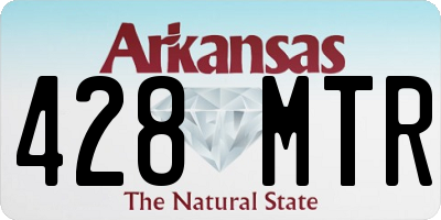 AR license plate 428MTR