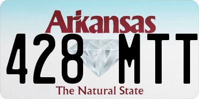 AR license plate 428MTT