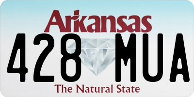 AR license plate 428MUA