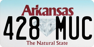 AR license plate 428MUC