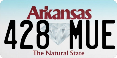AR license plate 428MUE