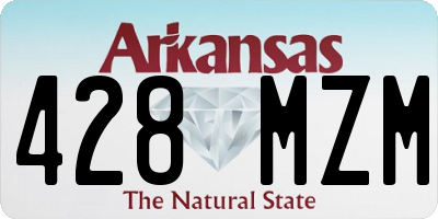 AR license plate 428MZM
