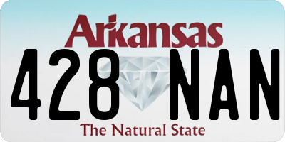 AR license plate 428NAN