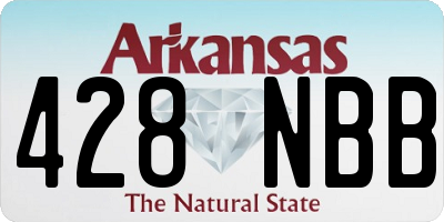 AR license plate 428NBB