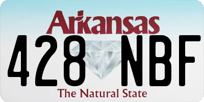 AR license plate 428NBF