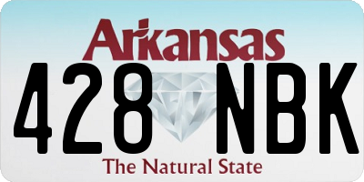 AR license plate 428NBK