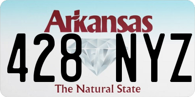 AR license plate 428NYZ