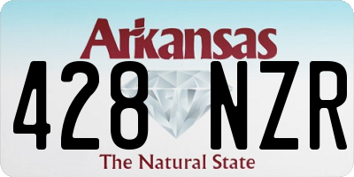 AR license plate 428NZR