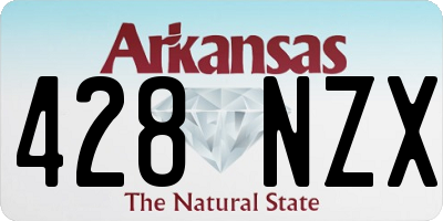 AR license plate 428NZX