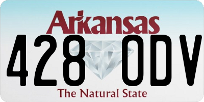 AR license plate 428ODV