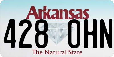 AR license plate 428OHN