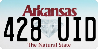 AR license plate 428UID
