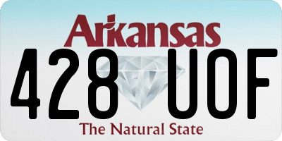 AR license plate 428UOF