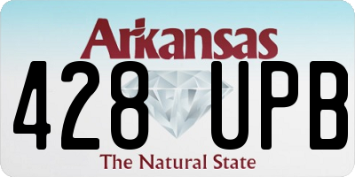 AR license plate 428UPB