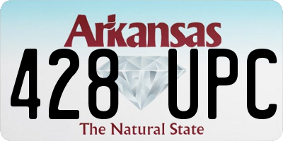 AR license plate 428UPC