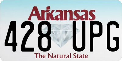 AR license plate 428UPG