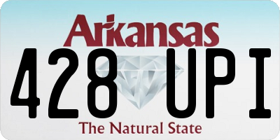 AR license plate 428UPI