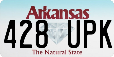 AR license plate 428UPK