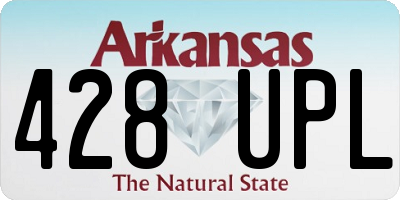 AR license plate 428UPL