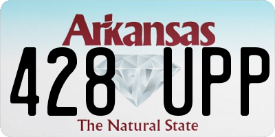 AR license plate 428UPP