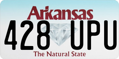 AR license plate 428UPU