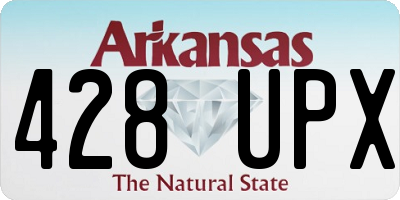 AR license plate 428UPX