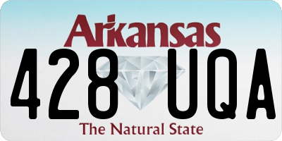 AR license plate 428UQA