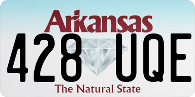 AR license plate 428UQE