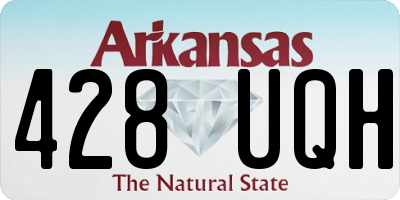 AR license plate 428UQH