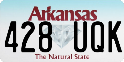 AR license plate 428UQK